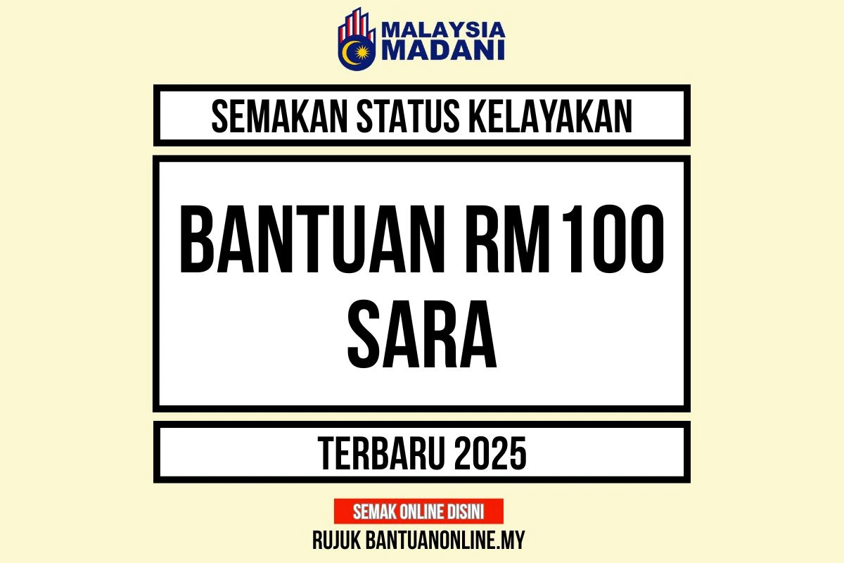 SEMAKAN BANTUAN 100 SARA