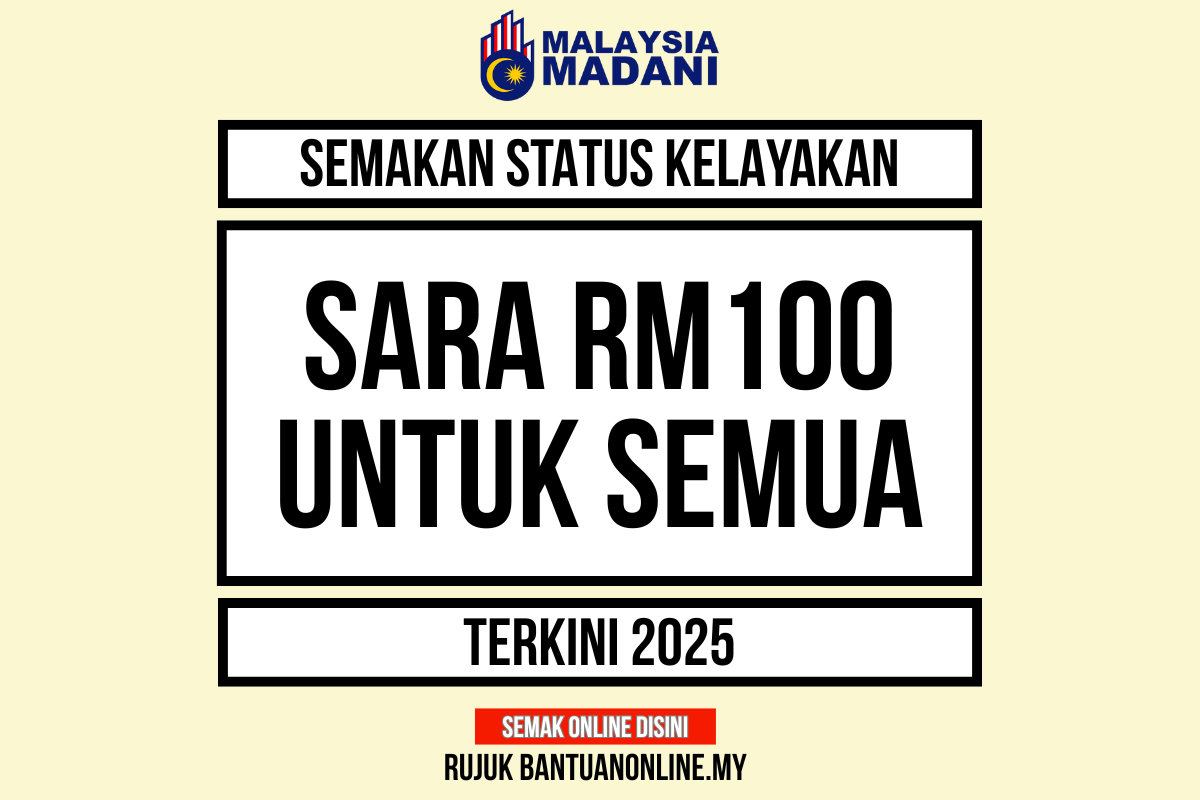 SEMAKAN RM100 SARA