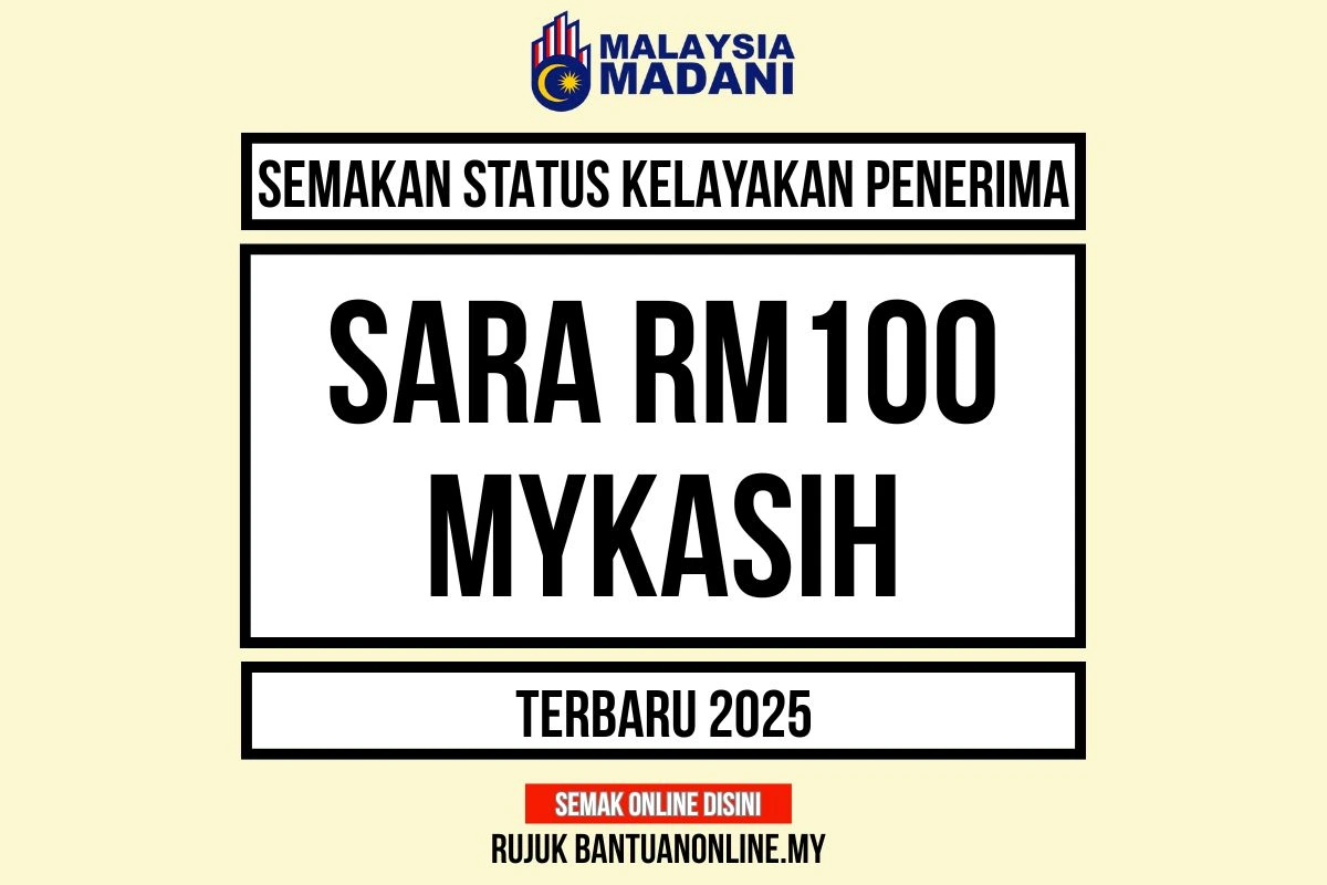 SEMAKAN SARA RM100 MYKASIH