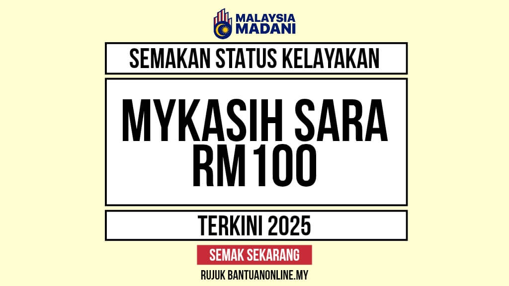 MYKASIH SARA SEMAKAN RM100