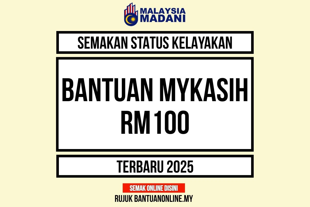 SEMAKAN STATUS MYKASIH RM100