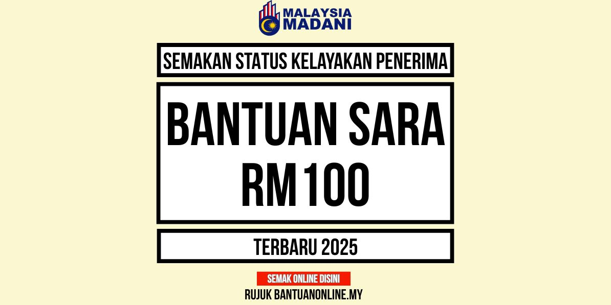 SEMAKAN STATUS SARA 100