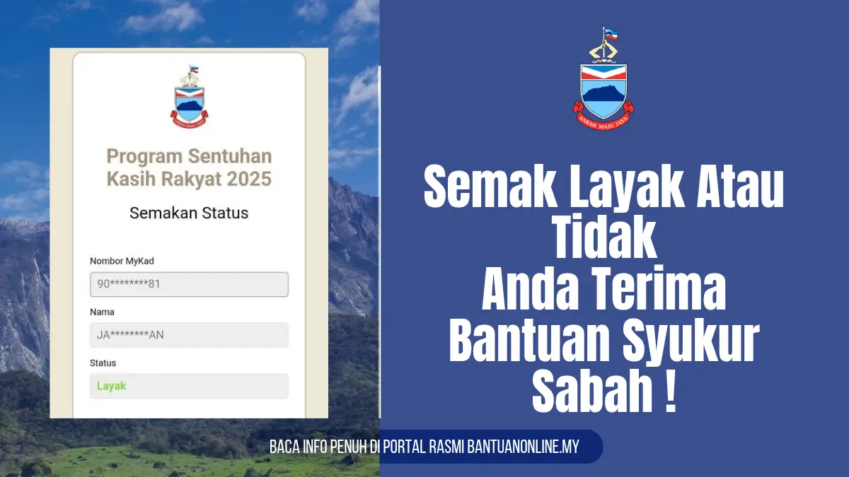 SEMAKAN SYUKUR SABAH RM900