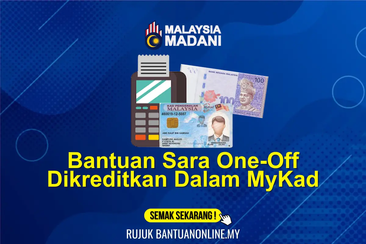 SARA BANTUAN ONE OFF
