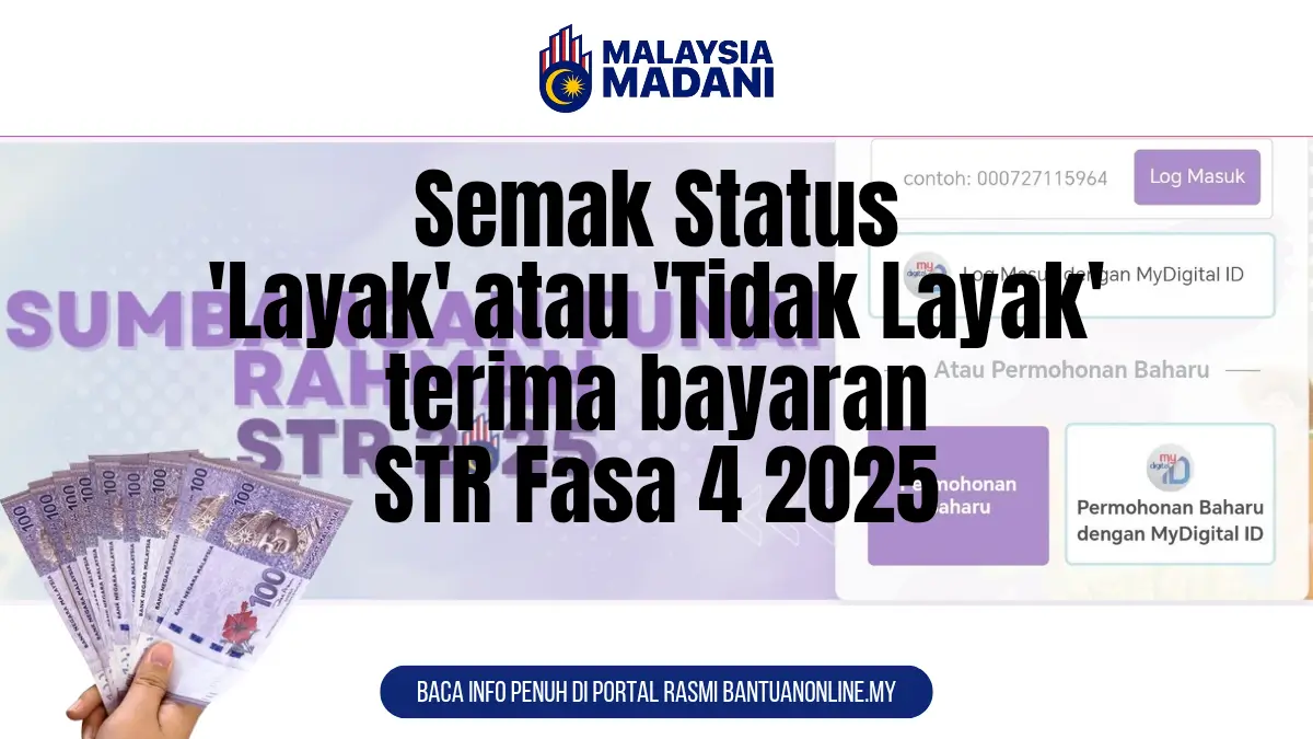 SEMAK STATUS STR FASA 4