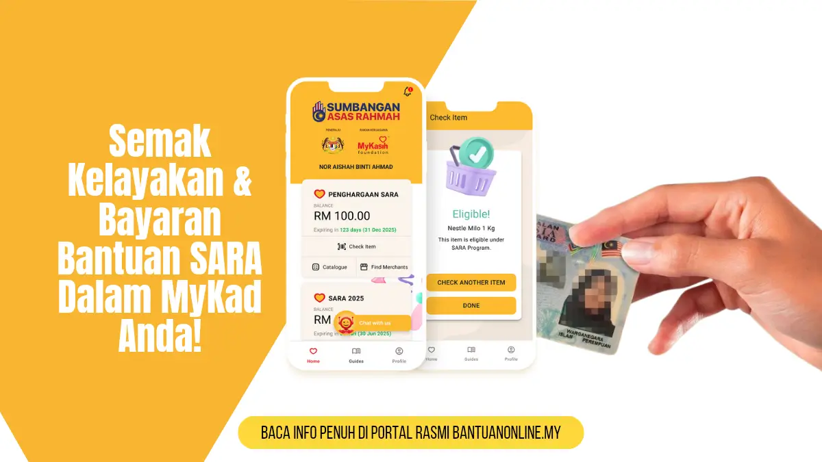 MY SARA SEMAKAN STATUS