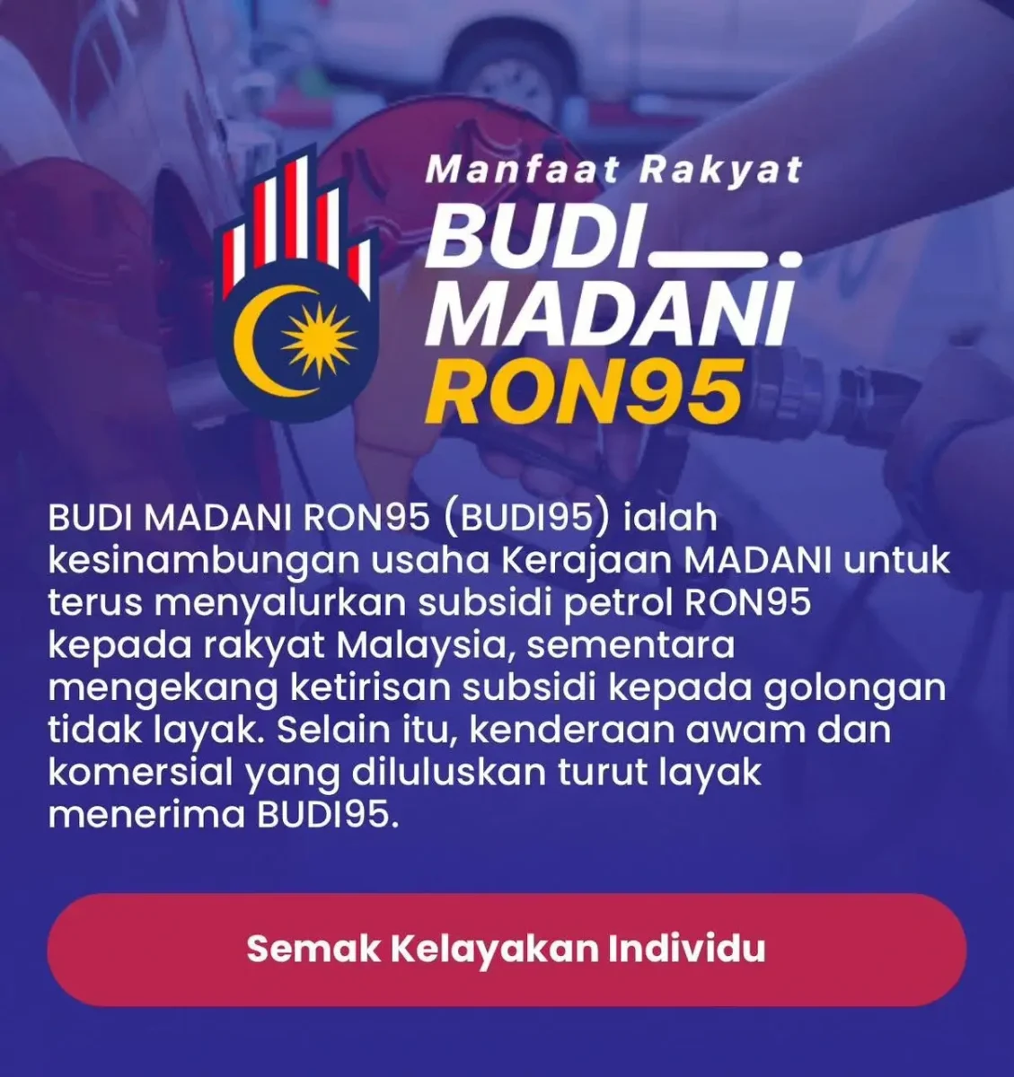 BUDI MADANI RON95 2025
