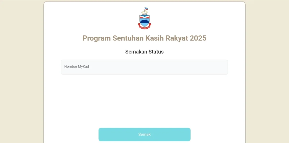 BANTUAN SABAH RM900 2025