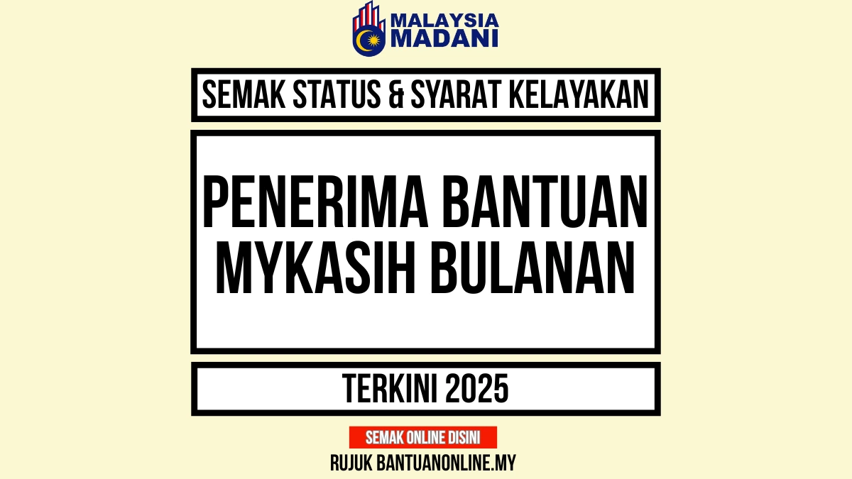 SYARAT KELAYAKAN BANTUAN MYKASIH