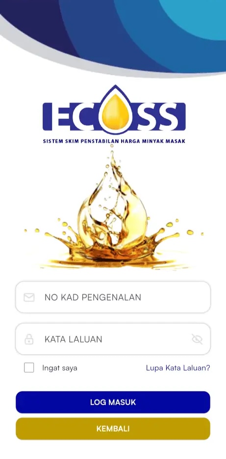 LOGIN ECOSS