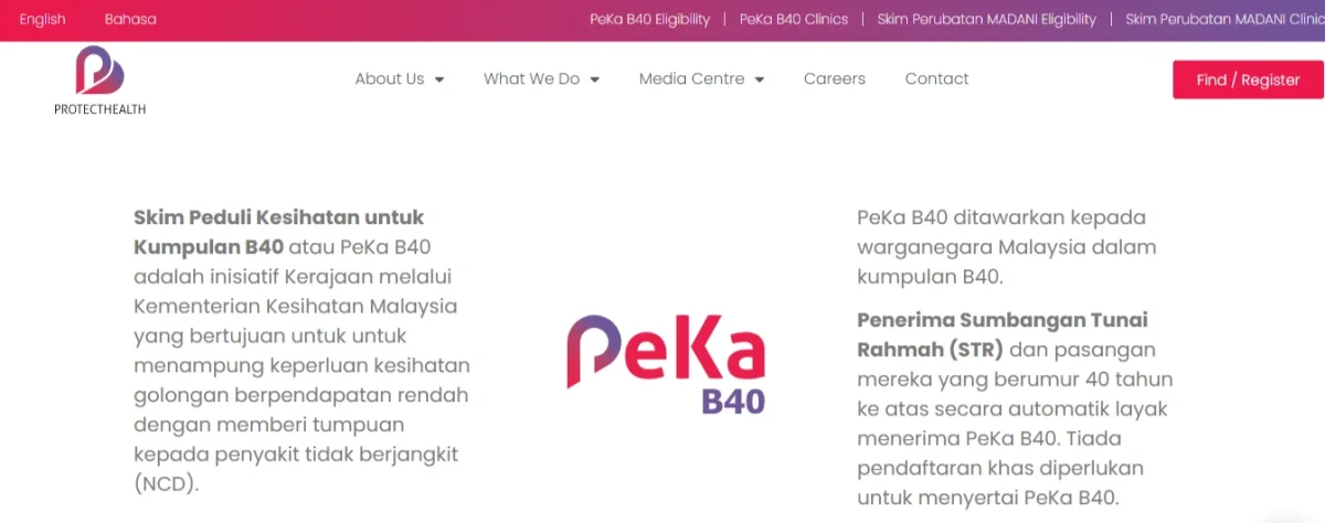 SEMAKAN PEKA B40 2025