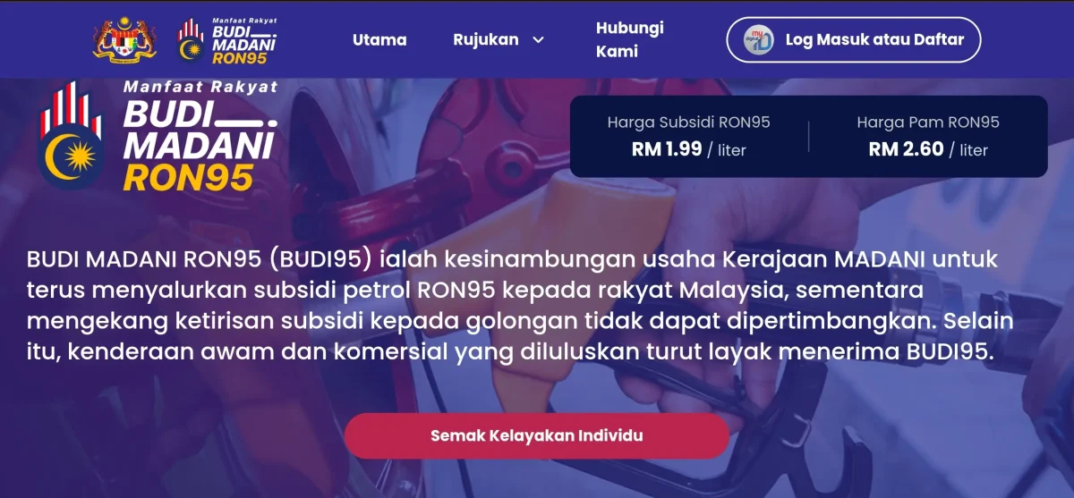 SUBSIDI PETROL RON95