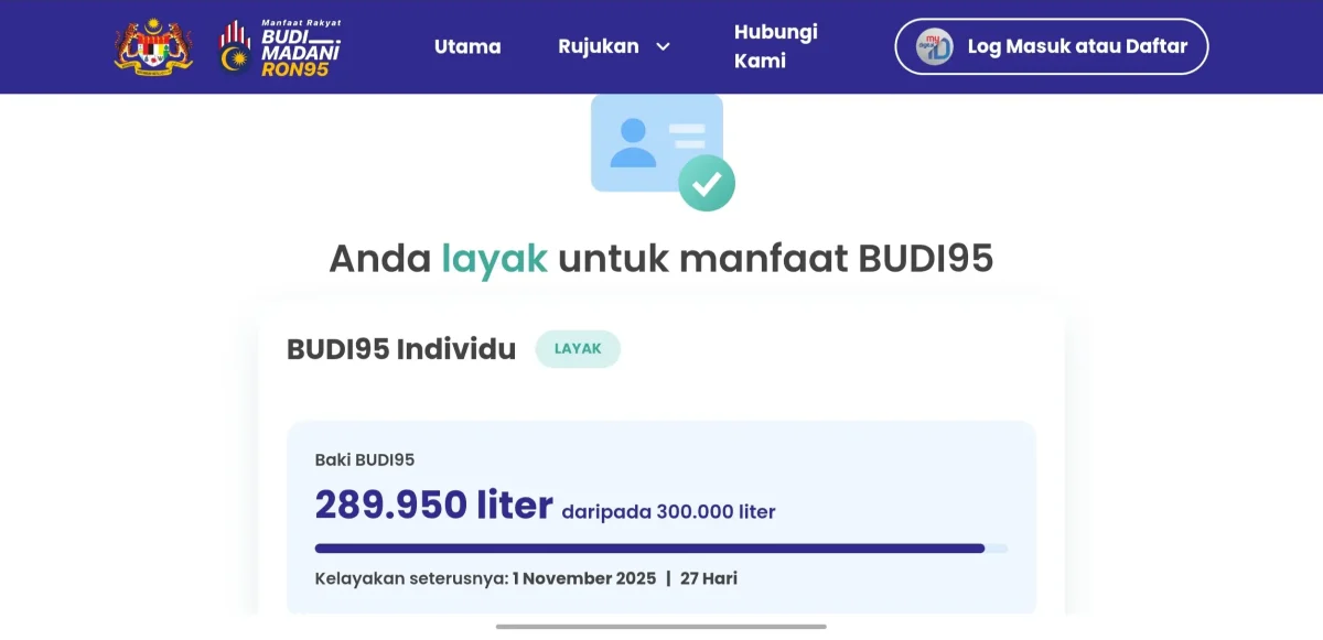 SUBSIDI RON95