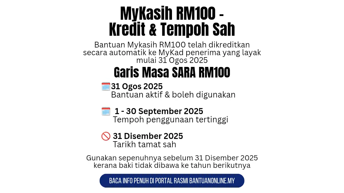 CARA SEMAK STATUS MYKASIH