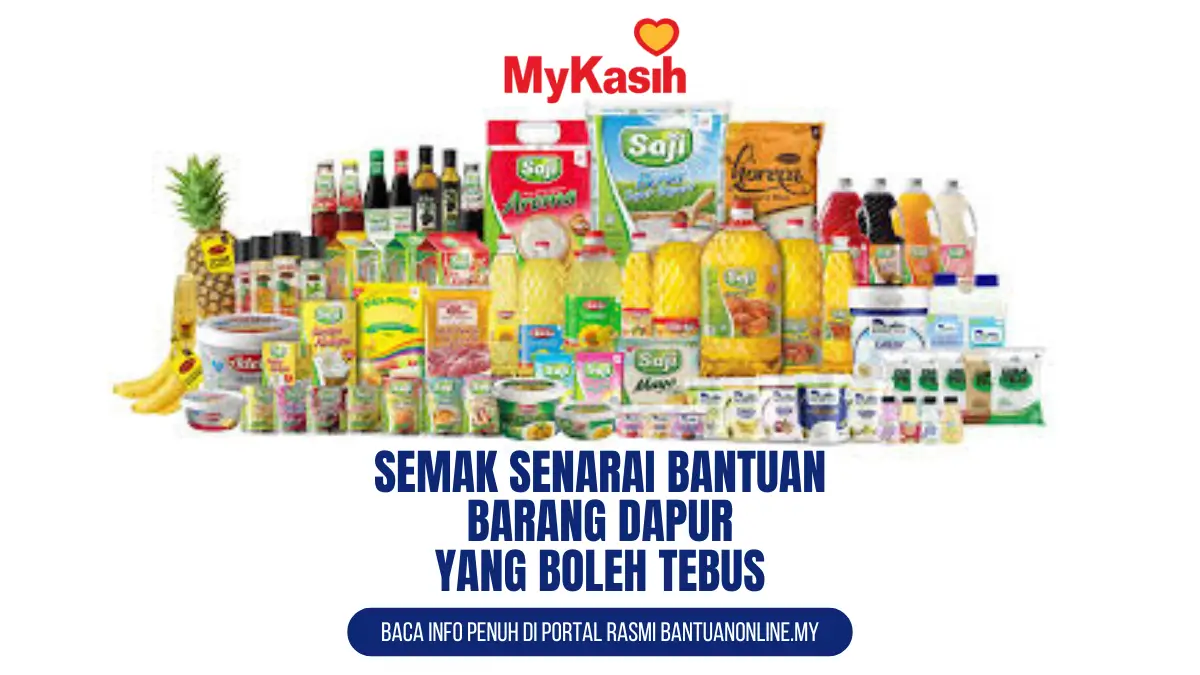 BANTUAN BARANG DAPUR SEMAKAN