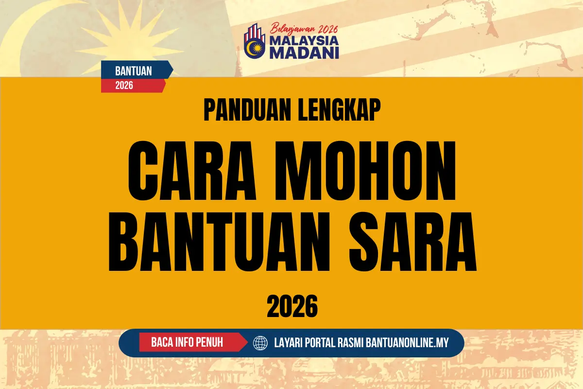 CARA PERMOHONAN SARA 2026