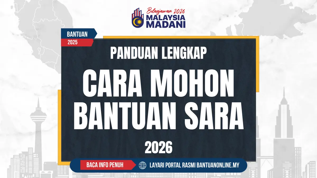 CARA PERMOHONAN SARA 2026