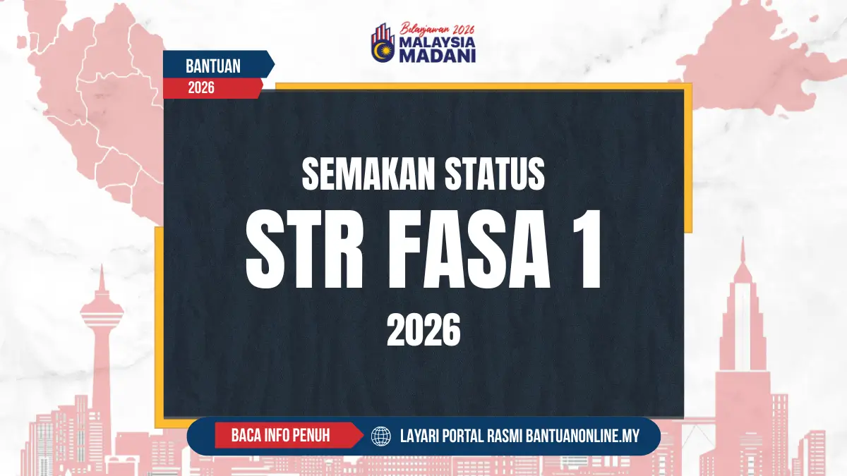 CARA SEMAKAN STATUS STR