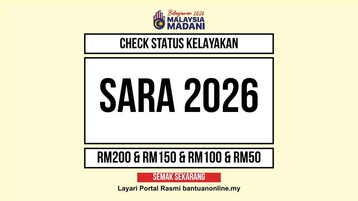 CHECK STATUS SARA 2026