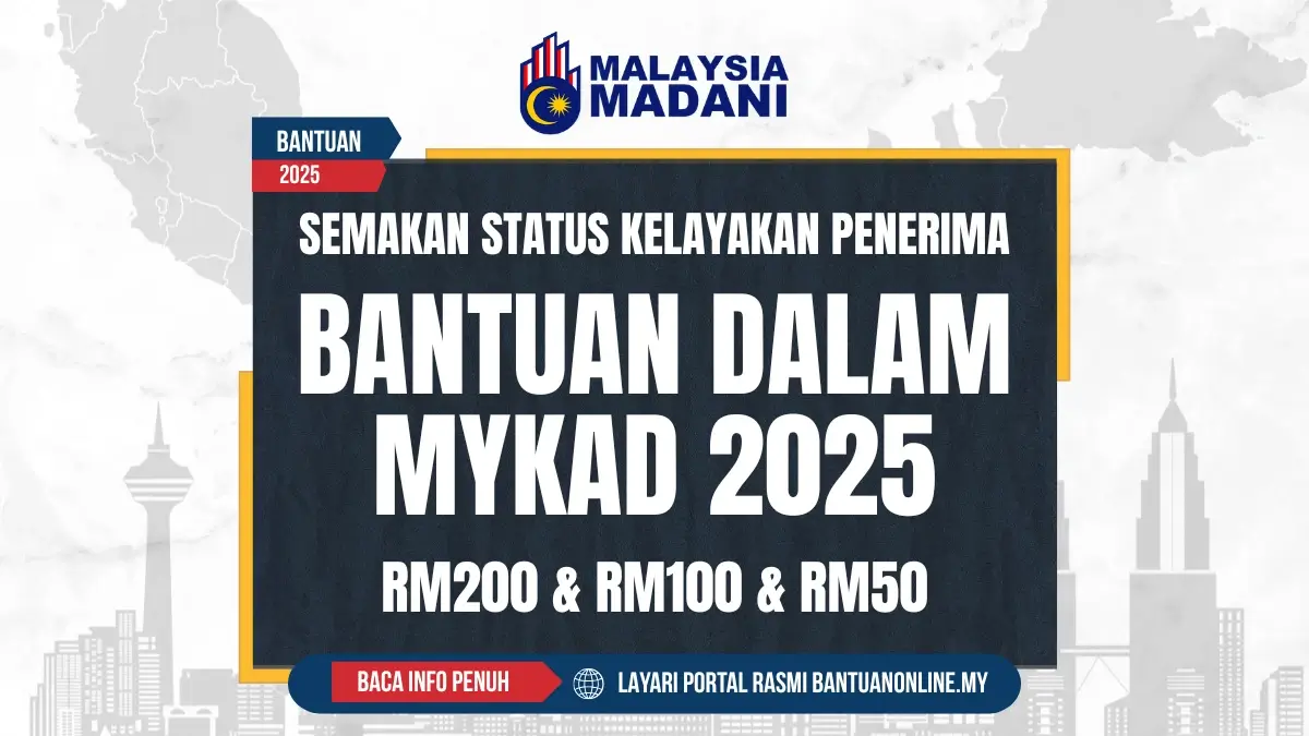 SEMAKAN STATUS BANTUAN MYKAD