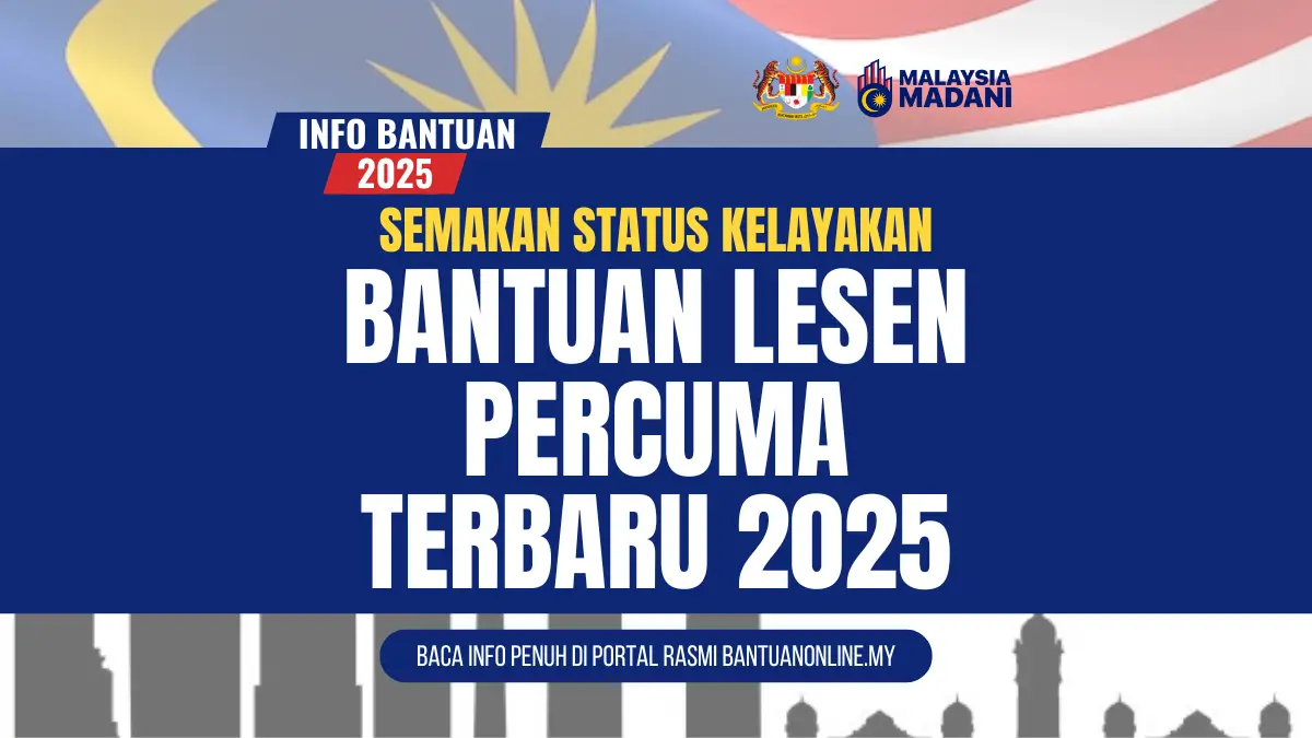 SEMAKAN BANTUAN LESEN PERCUMA