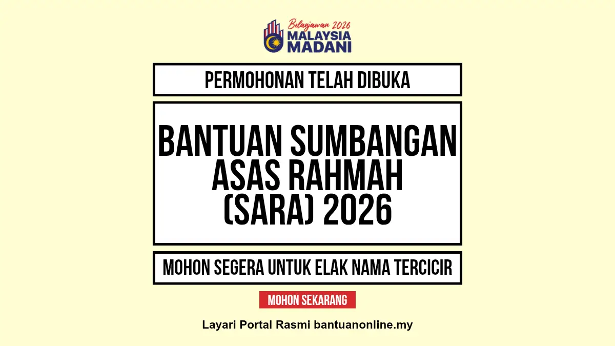 PERMOHONAN BANTUAN SARA 2026