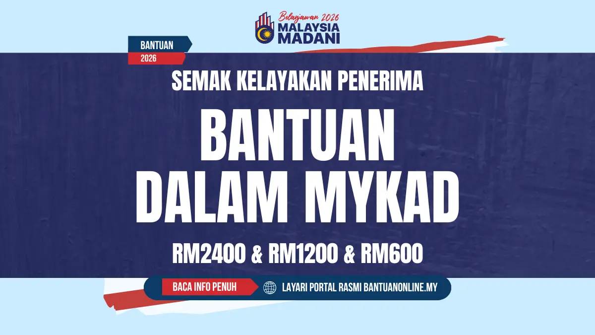 SEMAK ONLINE BANTUAN MYKAD