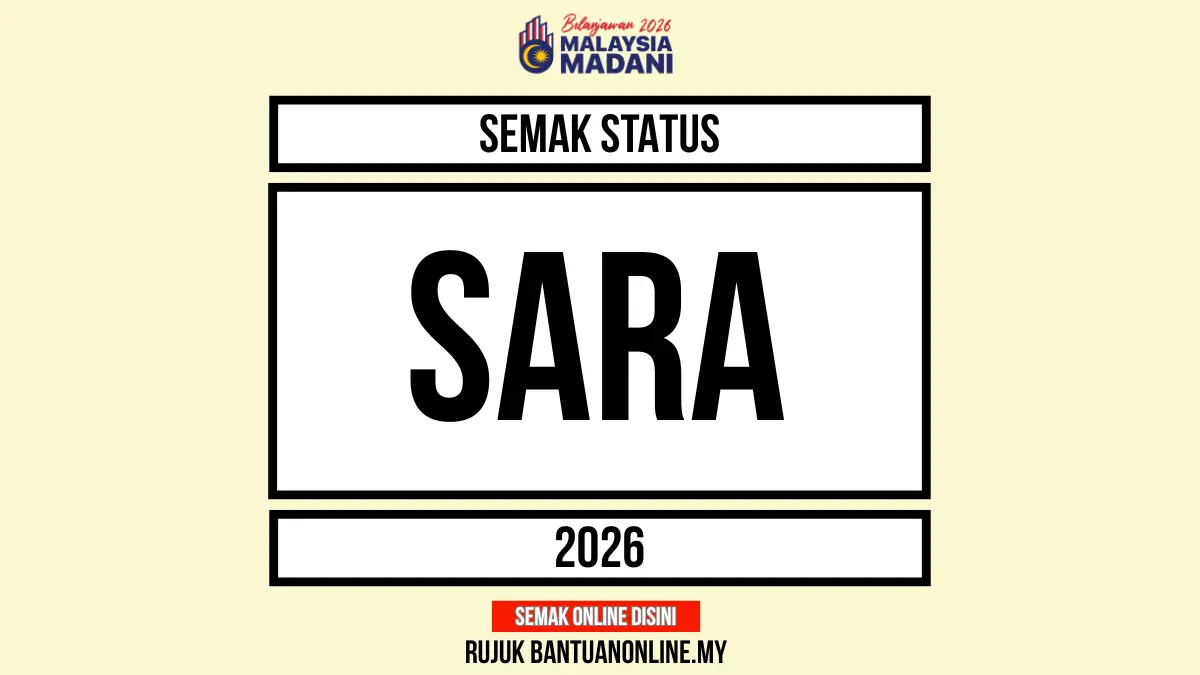 SEMAK STATUS SARA 2026