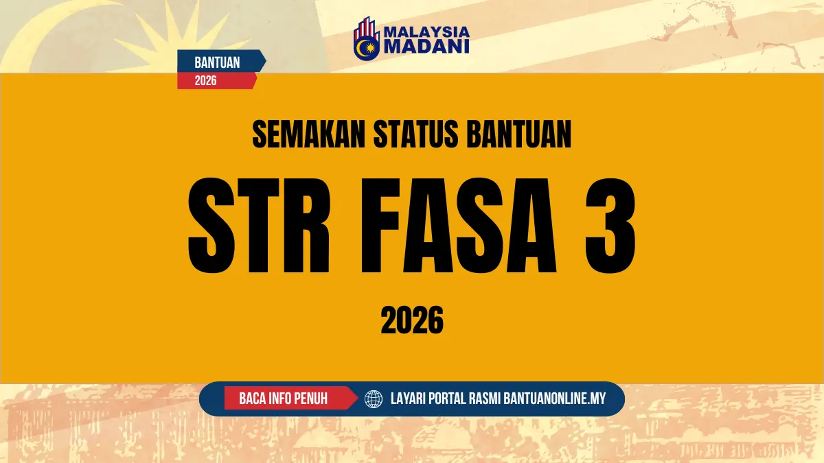 SEMAKAN STATUS BANTUAN STR