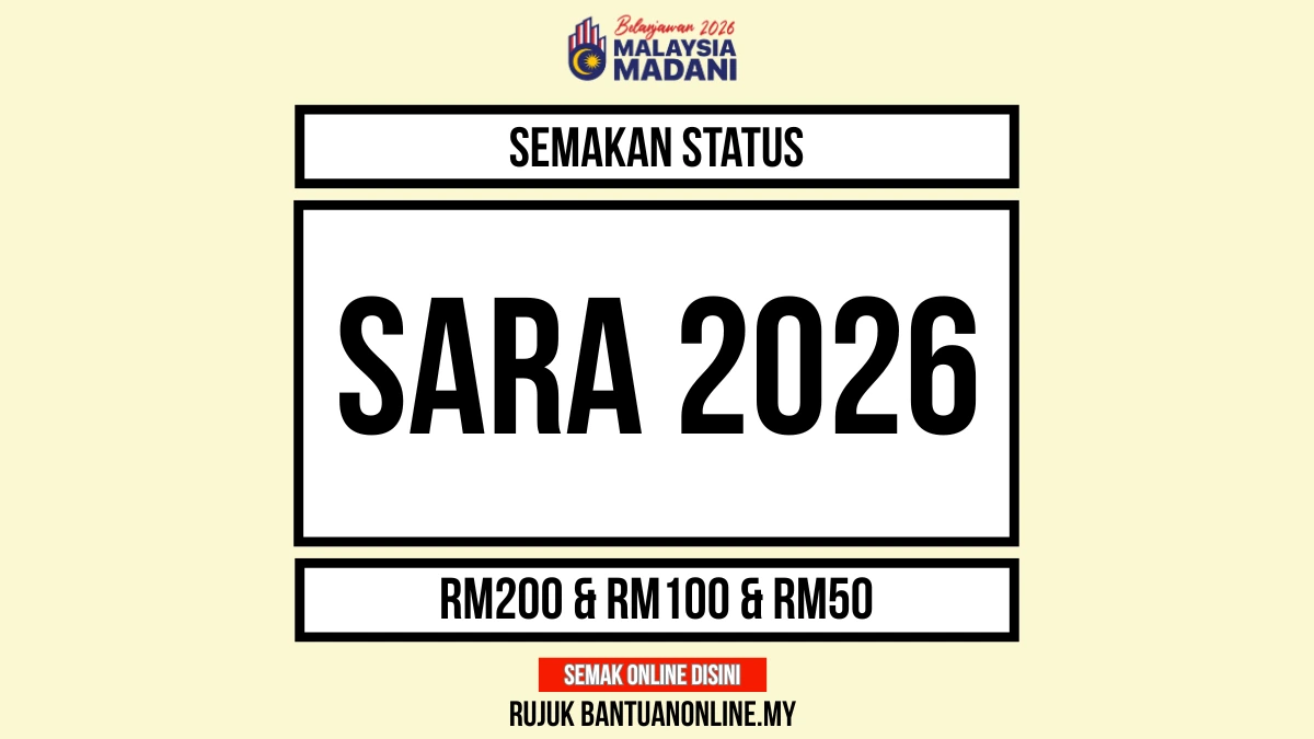 SEMAKAN STATUS SARA 2026