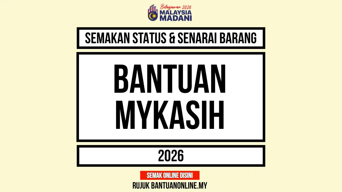 SENARAI BARANG MYKASIH 2026