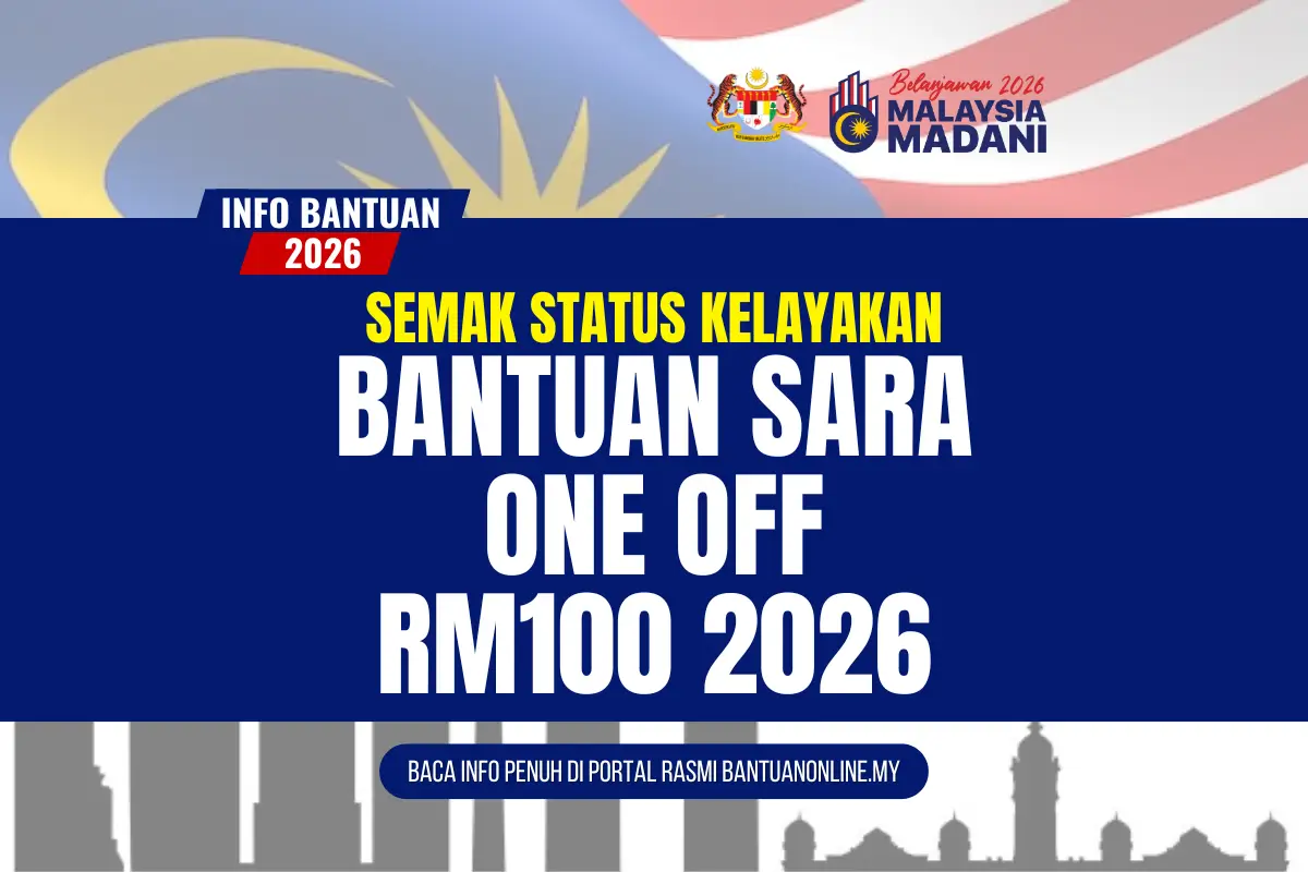 BANTUAN SARA ONE OFF TERBARU 2026