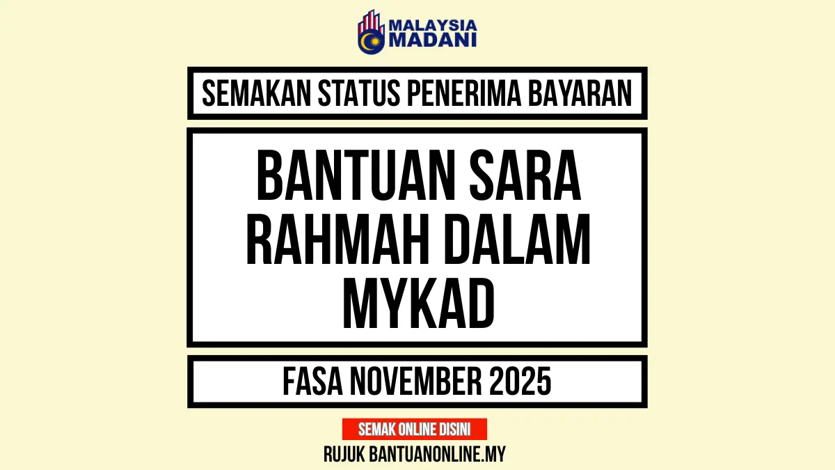 BAYARAN SARA NOVEMBER 2025