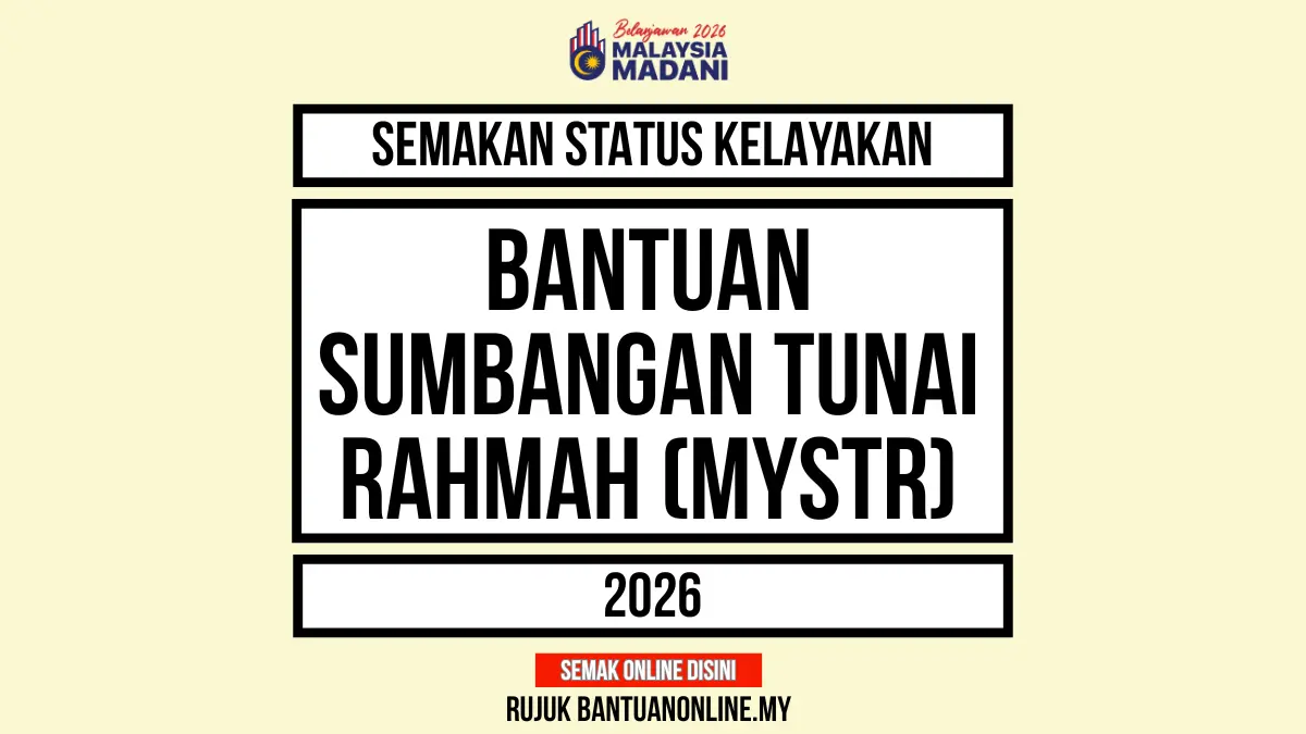MYSTR 2026 SEMAKAN STATUS