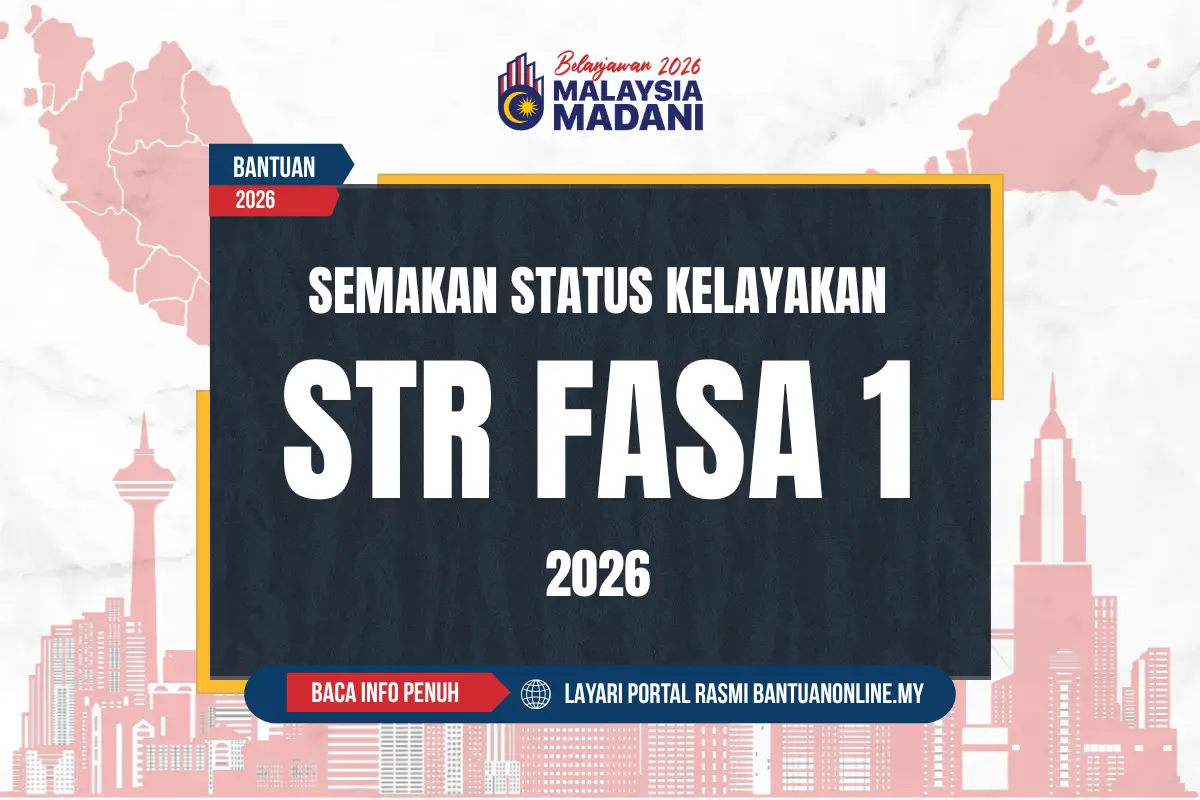 SEMAK KELAYAKAN STR FASA 1 2026