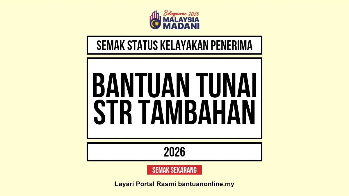 SEMAK STATUS STR TAMBAHAN