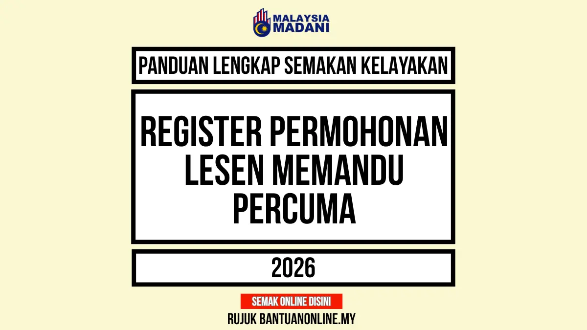 SEMAKAN KELAYAKAN LESEN PERCUMA