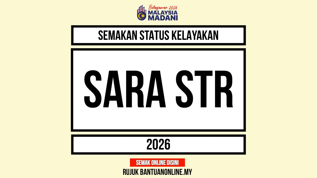 SEMAKAN SARA STR 2026