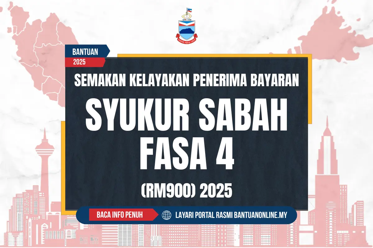 SEMAKAN STATUS BAYARAN SYUKUR SABAH FASA 4 2025