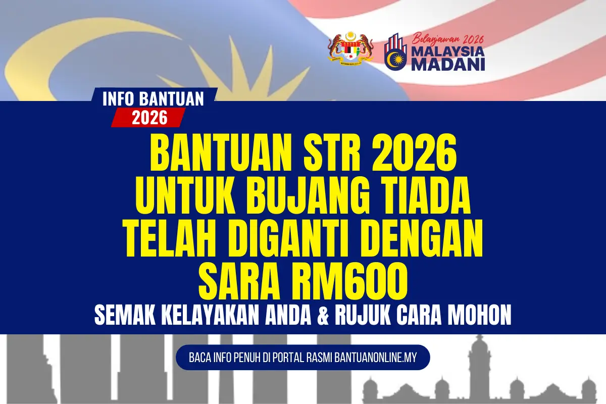 STR BUJANG 2026 DIGANTI DENGAN SARA MYKASIH RM600