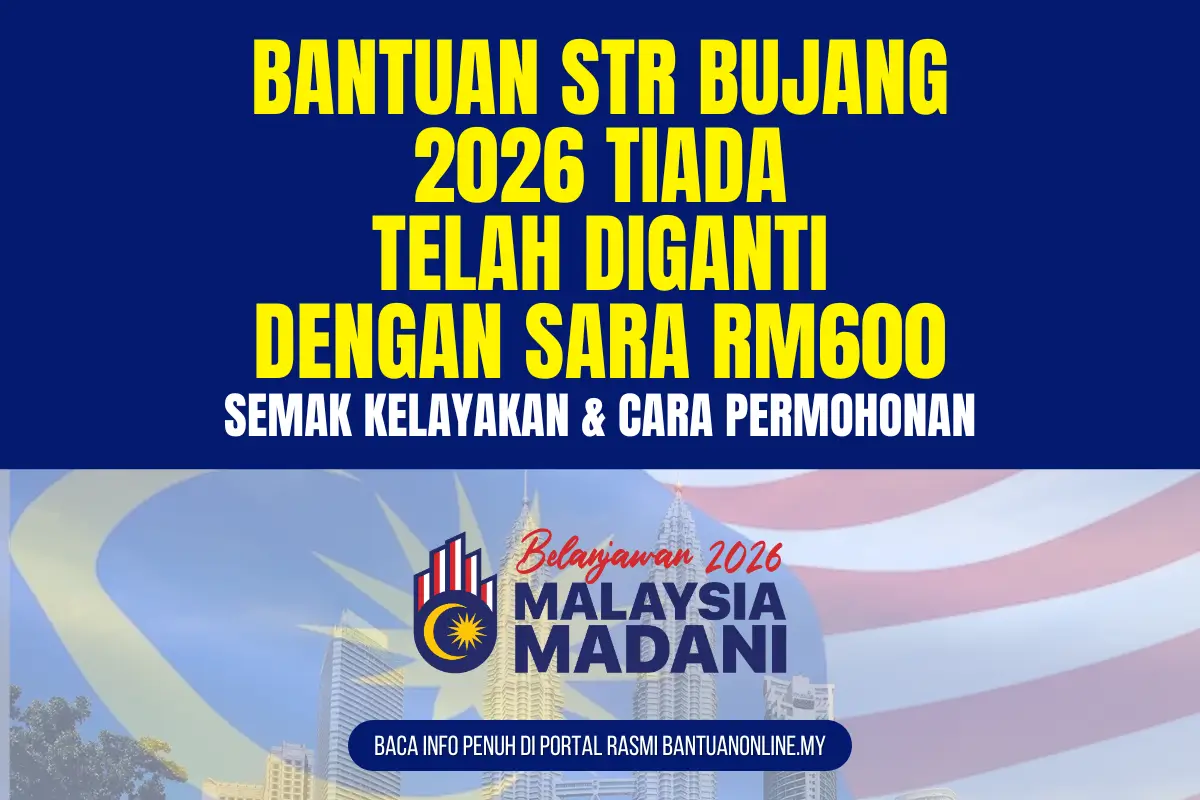 STR BUJANG 2026 TELAH DIGANTI DENGAN SARA MYKASIH RM600