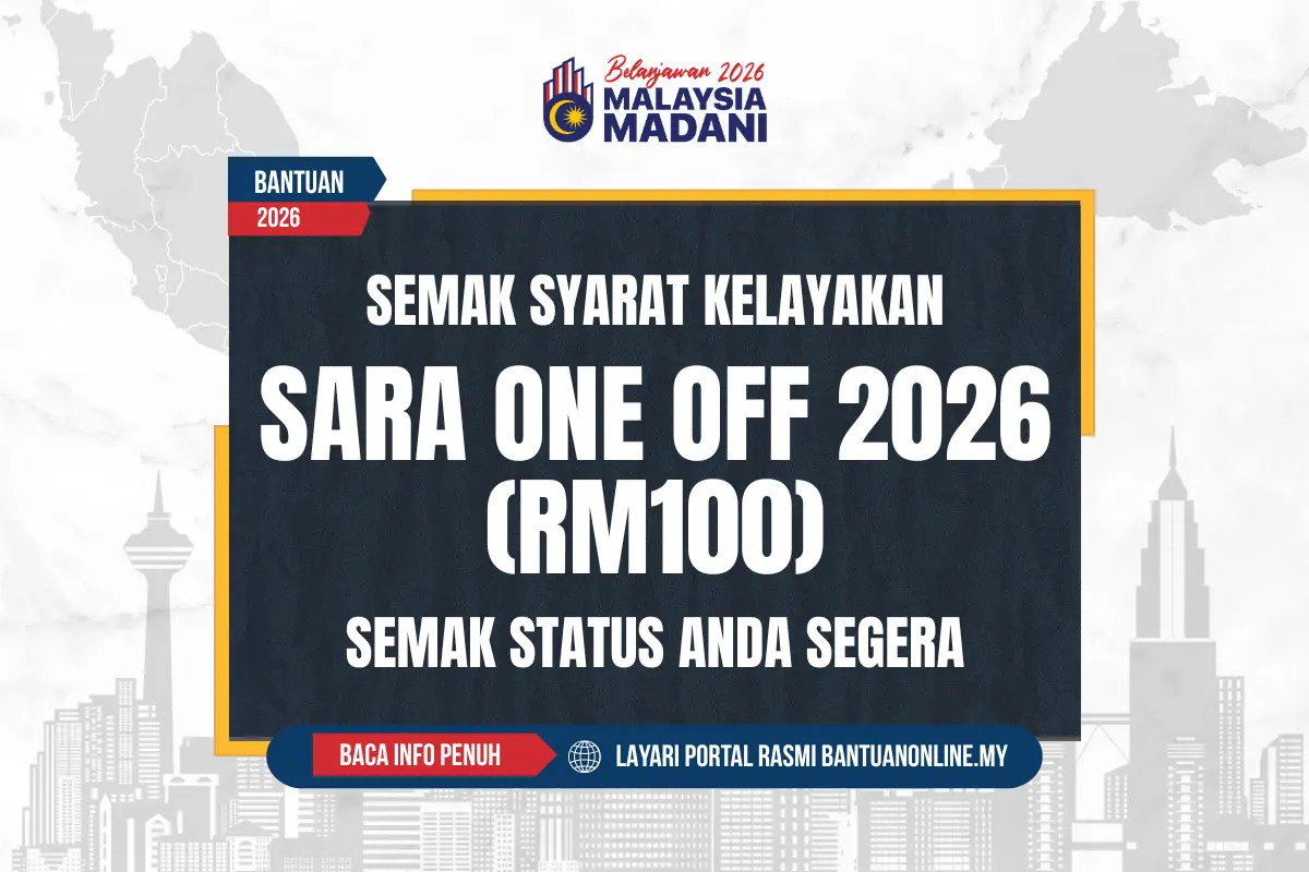 SYARAT KELAYAKAN SARA ONE OFF 2026