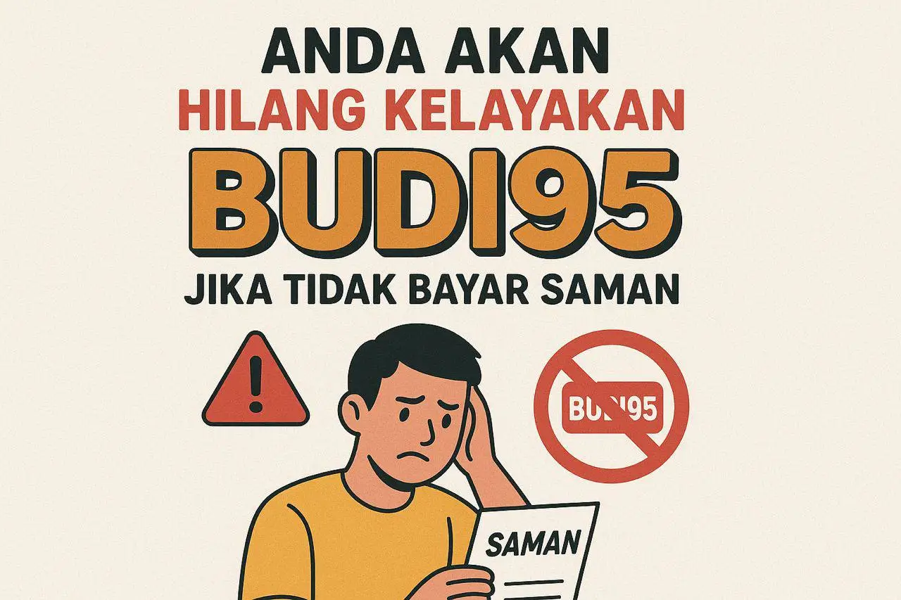 ADAKAH ANDA AKAN HILANG KELAYAKAN BUDI95 JIKA TIDAK BAYAR SAMAN