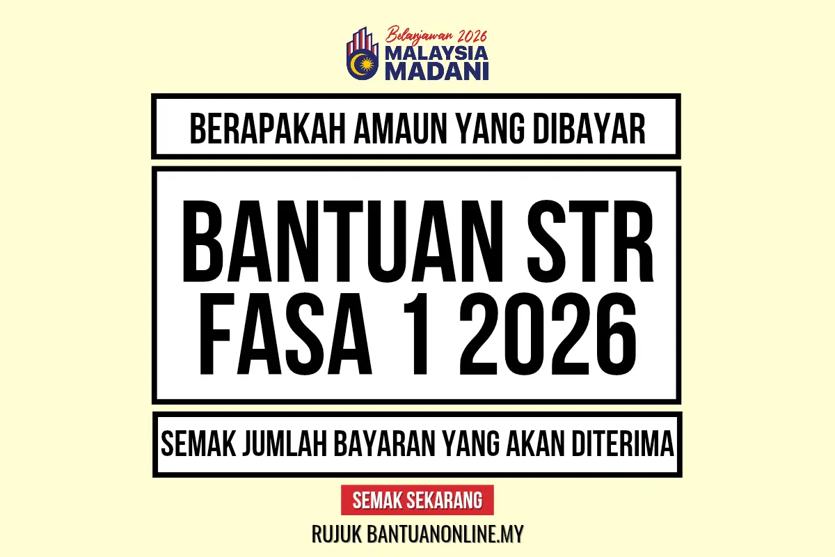AMAUN BANTUAN STR YANG DIBAYAR 2026
