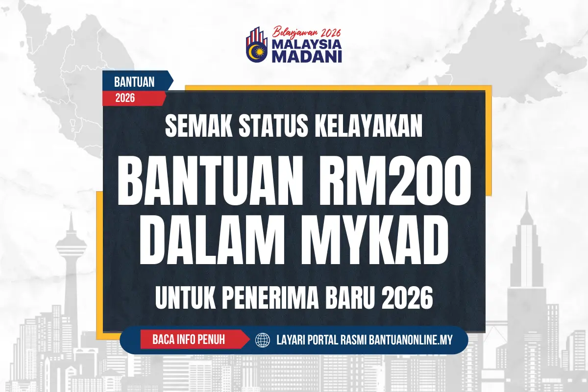BANTUAN 200 MYKAD 2026