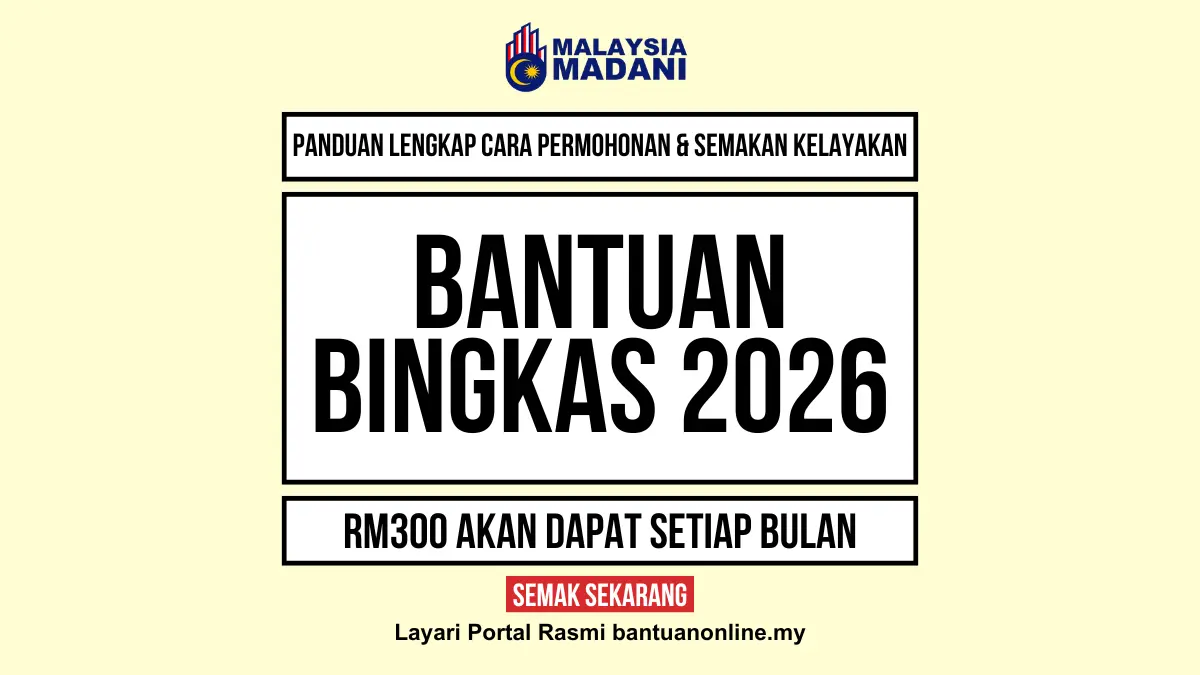 BANTUAN BINGKAS RM300 2026