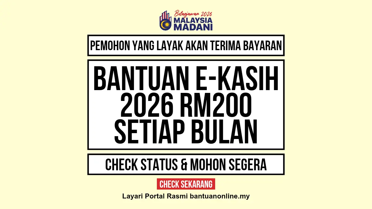 BANTUAN E KASIH 2026