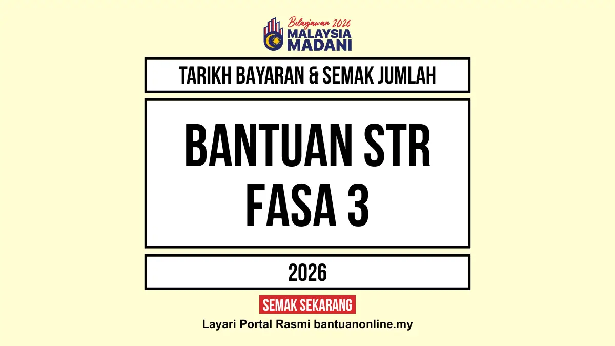 BAYARAN BANTUAN STR 2026