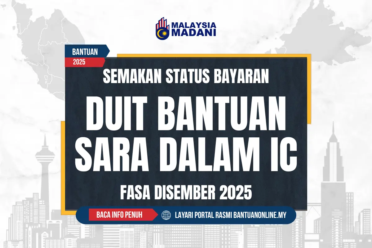 BAYARAN DUIT SARA DALAM IC FASA DISEMBER 2025