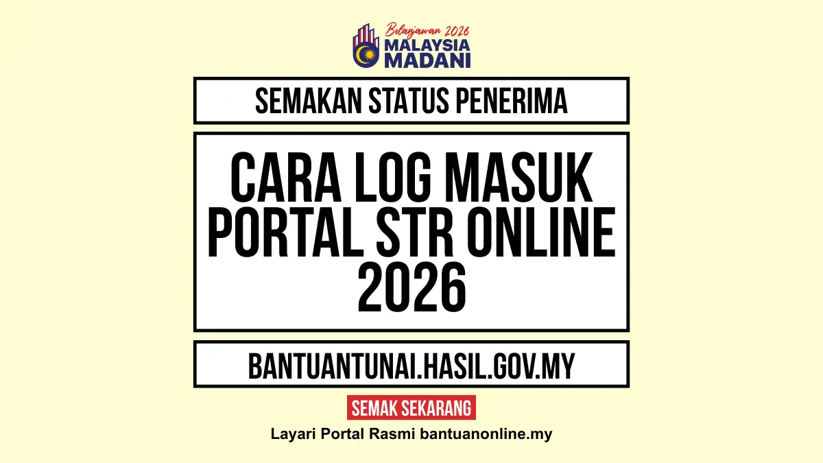 CARA LOG MASUK STR